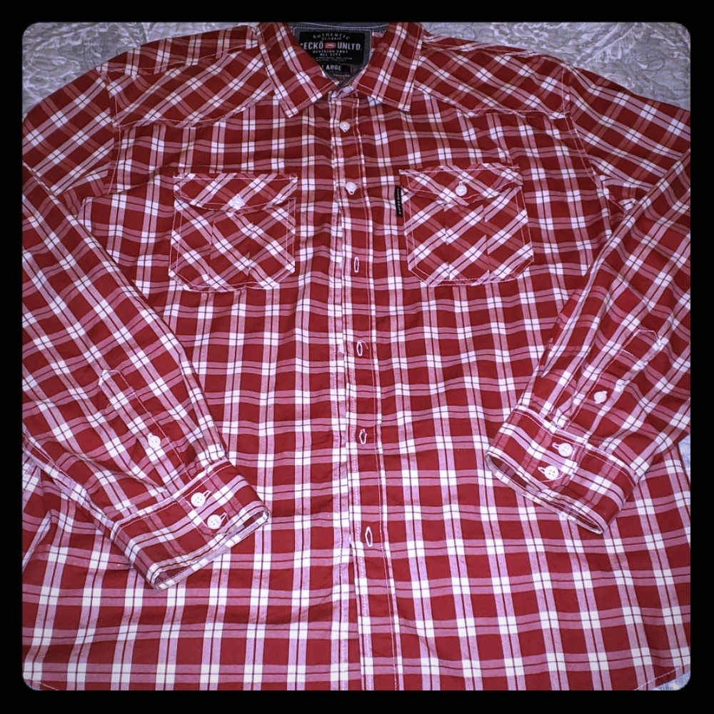 Ecko Unlimited Men's Button Down Shirt